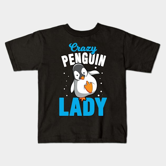 Penguin wife gift Kids T-Shirt by Tobias Store